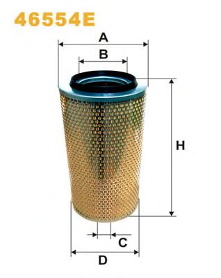 WIX FILTERS 46554e -  Воздушный фильтр
